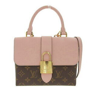 Louis Vuitton Monogram Locky Bag Handbag Rose Pink Poodle